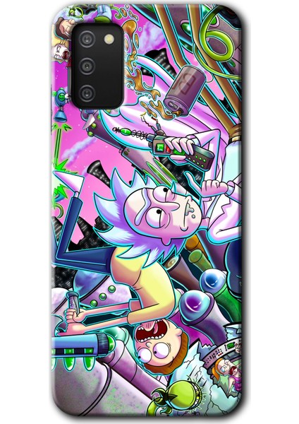 Samsung Galaxy A02S Kılıf Hd Desen Baskılı Arka Kapak - Graffiti Çizgi Film