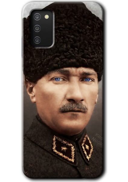 Samsung Galaxy A03S Kılıf Hd Desen Baskılı Arka Kapak - Başkomutan Atatürk