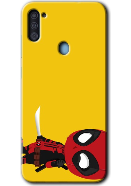 Samsung Galaxy A11 Kılıf Hd Desen Baskılı Arka Kapak - Deadpool 6