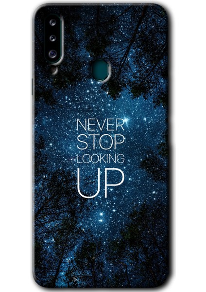 Samsung Galaxy A20S Kılıf Hd Desen Baskılı Arka Kapak - Stars Wallpaper