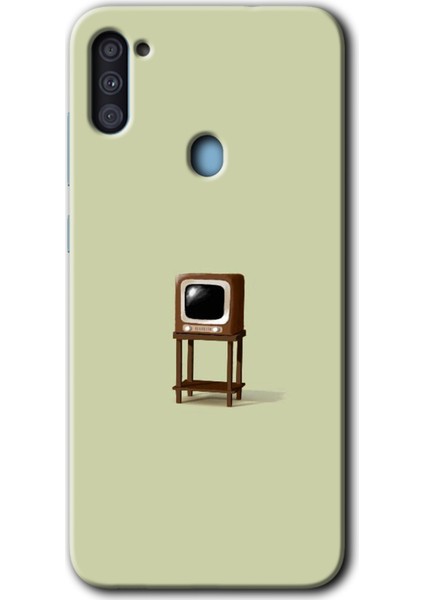 Samsung Galaxy A11 Kılıf Hd Desen Baskılı Arka Kapak - Retro-Tv