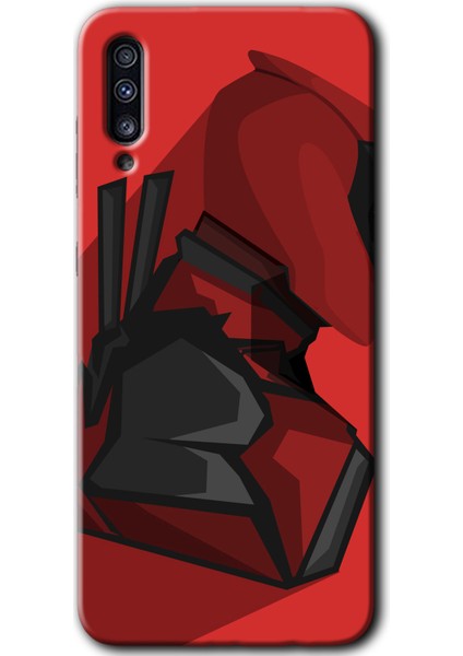 Samsung Galaxy A30S Kılıf Hd Desen Baskılı Arka Kapak - Deadpool