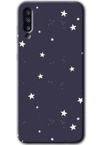 Samsung Galaxy A30S Kılıf Hd Desen Baskılı Arka Kapak - Gökyüzü Yıldız