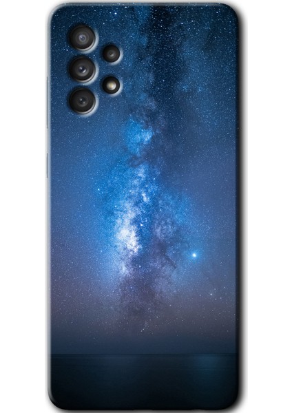 Samsung Galaxy A52 Kılıf Hd Desen Baskılı Arka Kapak - Samanyolu