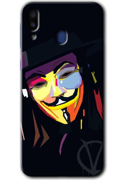 Samsung Galaxy M10S Kılıf Hd Desen Baskılı Arka Kapak - Vendetta