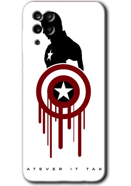 Samsung Galaxy Note 5 Kılıf Hd Desen Baskılı Arka Kapak - Captain Amerika