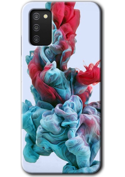 Samsung Galaxy A03S Kılıf Hd Desen Baskılı Arka Kapak - Renkli Karışım