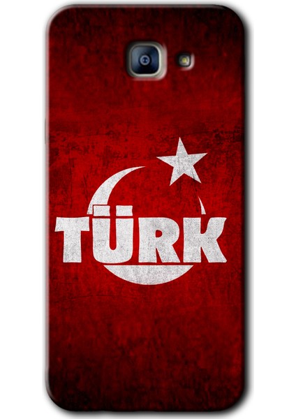 Samsung Galaxy A8 2016 Kılıf Hd Desen Baskılı Arka Kapak - Ayyıldız Türk
