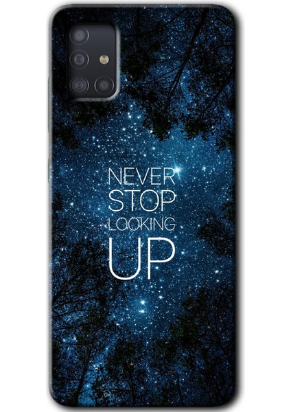 Samsung Galaxy A51 Kılıf Hd Desen Baskılı Arka Kapak - Stars Wallpaper