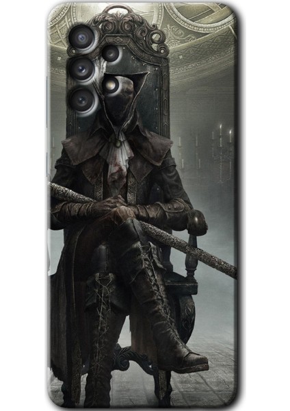 Samsung Galaxy A32 4g Kılıf Hd Desen Baskılı Arka Kapak - Bloodborne Hunters
