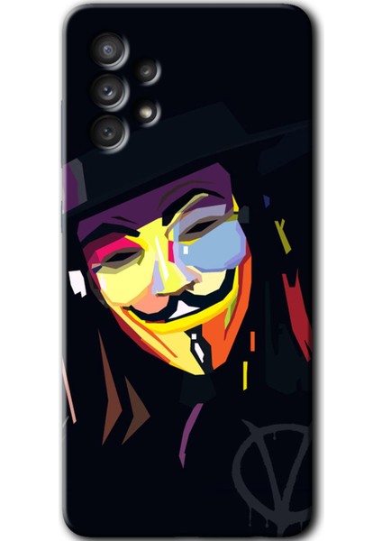 Samsung Galaxy A52 Kılıf Hd Desen Baskılı Arka Kapak - Vendetta