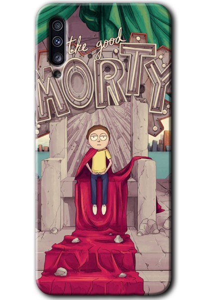 Samsung Galaxy A70S Kılıf Hd Desen Baskılı Arka Kapak - Morty