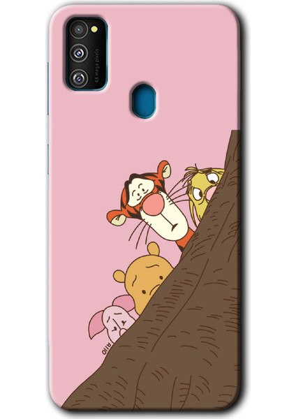 Bera Aksesuar Samsung Galaxy M30S Kılıf Hd Desen Baskılı Arka Kapak - Winnie The Pooh