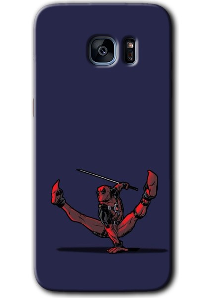 Samsung Galaxy S7 Edge Kılıf Hd Desen Baskılı Arka Kapak - Deadpool 3