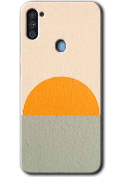 Samsung Galaxy A11 Kılıf Hd Desen Baskılı Arka Kapak - Color Wall