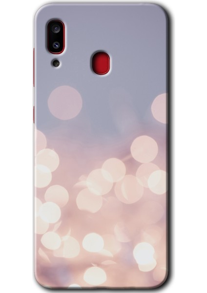 Samsung Galaxy A30 Kılıf Hd Desen Baskılı Arka Kapak - Blur Lights