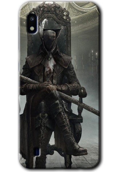 Samsung Galaxy A10 Kılıf Hd Desen Baskılı Arka Kapak - Bloodborne Hunters