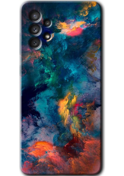 Samsung Galaxy A32 4g Kılıf Hd Desen Baskılı Arka Kapak - Color Storm