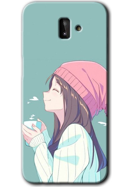 Samsung Galaxy J6 Plus Kılıf Hd Desen Baskılı Arka Kapak - Happy Girl