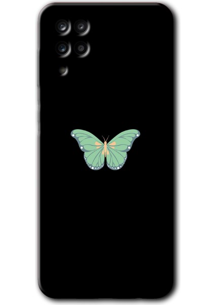 Samsung Galaxy M12 Kılıf Hd Desen Baskılı Arka Kapak - Butterfly Tree
