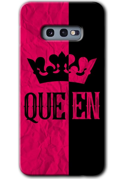 Samsung Galaxy S10E Kılıf Hd Desen Baskılı Arka Kapak - Queen