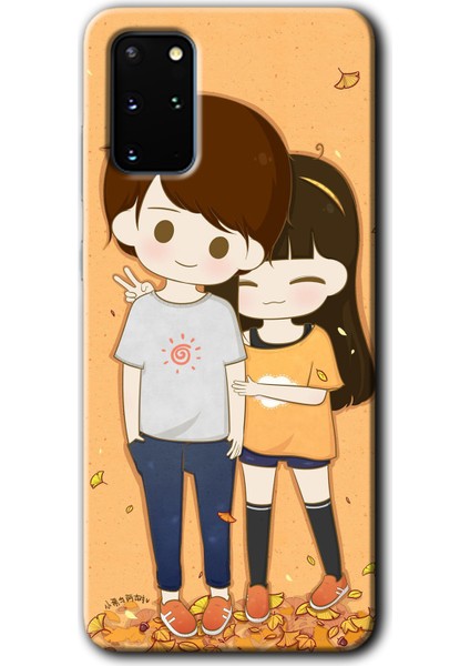 Samsung Galaxy S20 Plus Kılıf Hd Desen Baskılı Arka Kapak - Şıpsevdi Çift