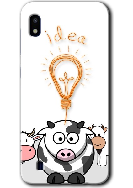 Samsung Galaxy A10 Kılıf Hd Desen Baskılı Arka Kapak - Idea Lamp