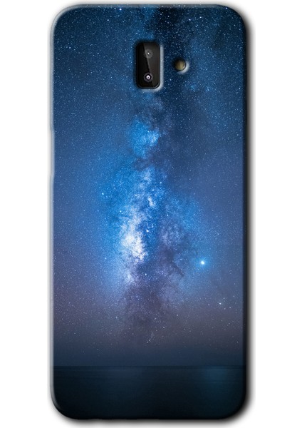 Samsung Galaxy J6 Plus Kılıf Hd Desen Baskılı Arka Kapak - Samanyolu