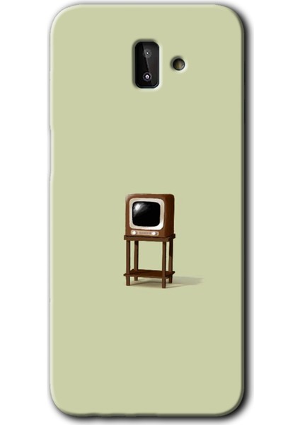 Samsung Galaxy J6 Plus Kılıf Hd Desen Baskılı Arka Kapak - Retro-Tv