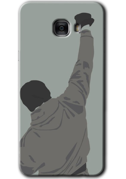 Samsung Galaxy C7 Pro Kılıf Hd Desen Baskılı Arka Kapak - Artwork Wide