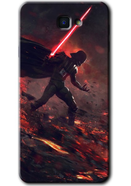Samsung Galaxy J7 Prime 2 Kılıf Hd Desen Baskılı Arka Kapak - Darh Vader Wars