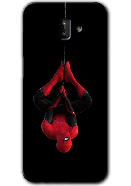 Samsung Galaxy J6 Plus Kılıf Hd Desen Baskılı Arka Kapak - Örümcek Adam
