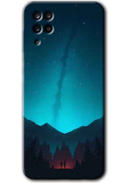 Samsung Galaxy Note 5 Kılıf Hd Desen Baskılı Arka Kapak - Night Fores Mount