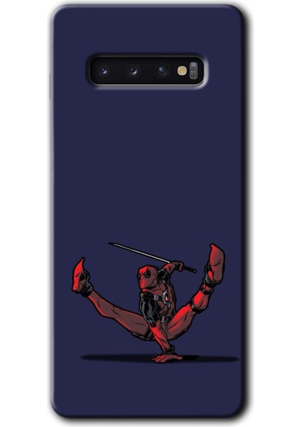 Samsung Galaxy S10 Kılıf Hd Desen Baskılı Arka Kapak - Deadpool 3