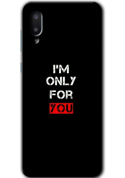 Samsung Galaxy A02 Kılıf Hd Desen Baskılı Arka Kapak - For You