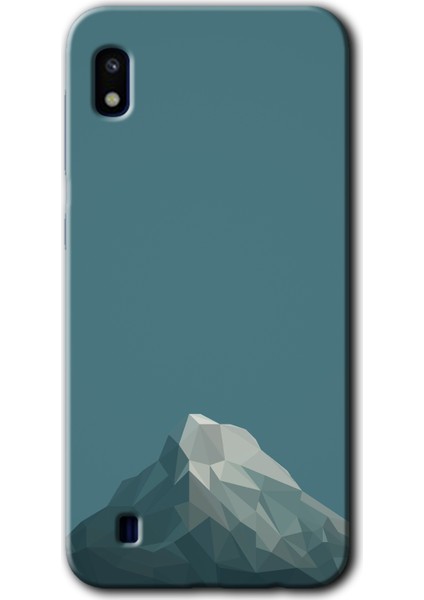 Samsung Galaxy A10 Kılıf Hd Desen Baskılı Arka Kapak - Alone Mountain