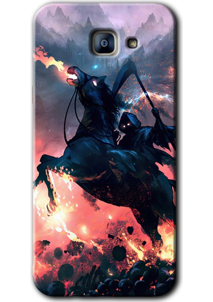 Samsung Galaxy A8 2016 Kılıf Hd Desen Baskılı Arka Kapak - Bloodhorne