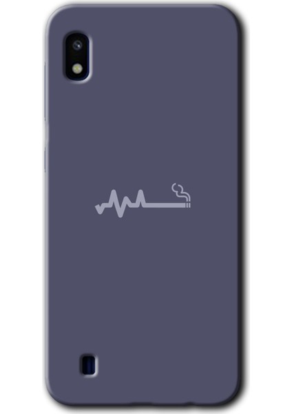 Samsung Galaxy A10 Kılıf Hd Desen Baskılı Arka Kapak - Sigara Zararlıdır