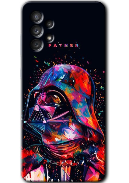 Samsung Galaxy A13 Kılıf Hd Desen Baskılı Arka Kapak - Father Vader