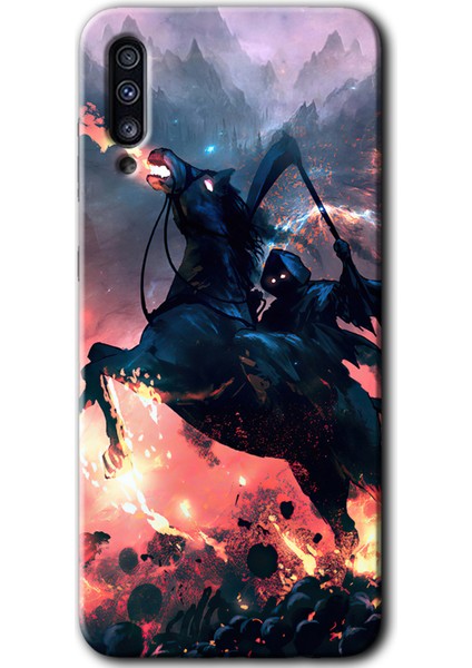 Samsung Galaxy A50 Kılıf Hd Desen Baskılı Arka Kapak - Bloodhorne