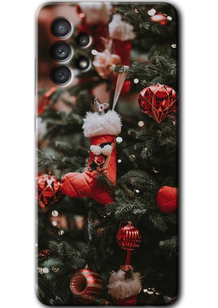 Samsung Galaxy A73 Kılıf Hd Desen Baskılı Arka Kapak - Happy New Year
