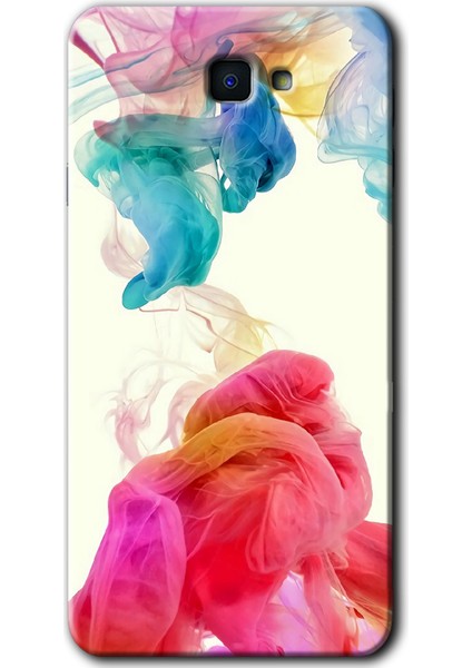 Samsung Galaxy J7 Prime 2 Kılıf Hd Desen Baskılı Arka Kapak - Gökkuşağı Color