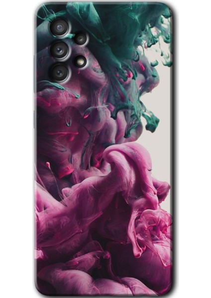 Samsung Galaxy A73 Kılıf Hd Desen Baskılı Arka Kapak - Liquid Cloud