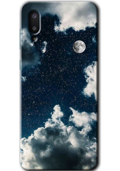 Samsung Galaxy A02 Kılıf Hd Desen Baskılı Arka Kapak - Gece Gökyüzü