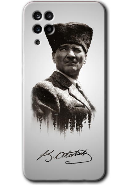 Samsung Galaxy A01 Core Kılıf Hd Desen Baskılı Arka Kapak - Mustafa Kemal Atatürk