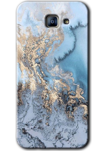Samsung Galaxy A8 2016 Kılıf Hd Desen Baskılı Arka Kapak - Eski Mermer