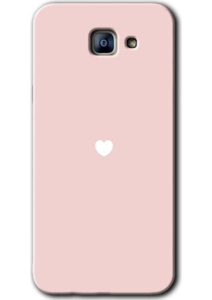 Samsung Galaxy A8 2016 Kılıf Hd Desen Baskılı Arka Kapak - Sade Kalp
