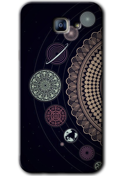 Samsung Galaxy A8 2016 Kılıf Hd Desen Baskılı Arka Kapak - Gezegen Döngüsü