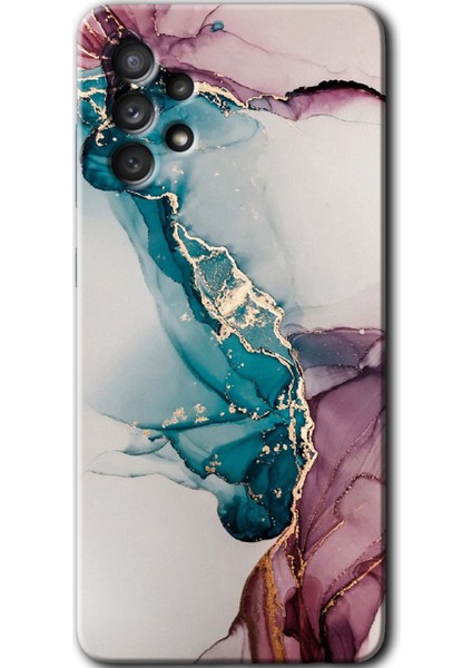 Samsung Galaxy A53 Kılıf Hd Desen Baskılı Arka Kapak - Liquid Mermer