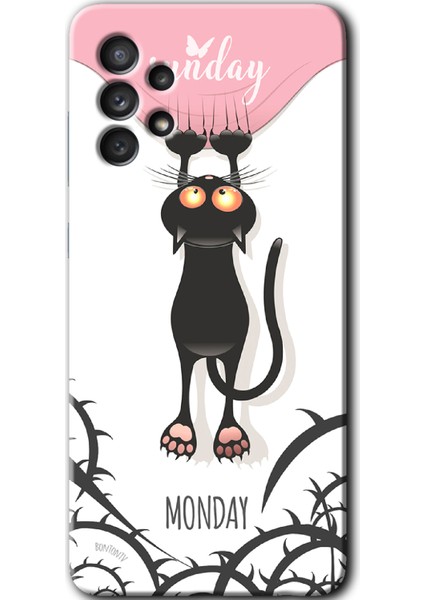 Samsung Galaxy A73 Kılıf Hd Desen Baskılı Arka Kapak - Dark Sunday